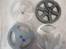 Set di 4 bobine vuote 60 metri super 8 e 8mm