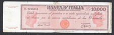 ITALIA - TITOLO PROVVISORIO 10000 LIRE TESTINA DEL 1945