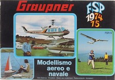 catalogo graupner 1974 modellismo aereo navale elicottero motori radiocomando