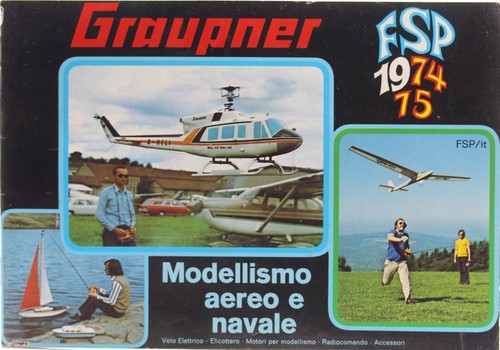 Catalogo graupner 1974 - catalogo,