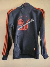 Felpa con cappuccio Adidas X Vespa Servizio pullover arancione nero unisex rara taglia S