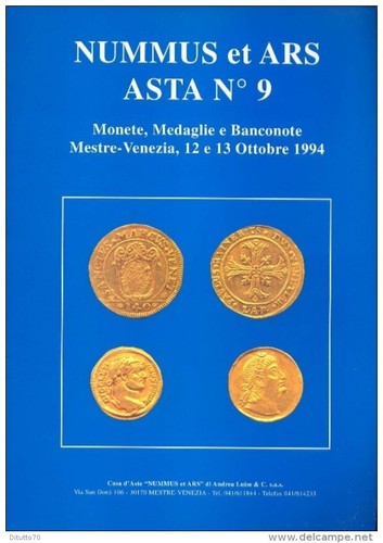 Nummus ars catalogo - catalogo, asta