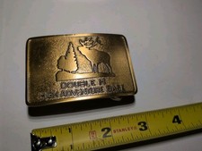 Fibbia per cintura in ottone