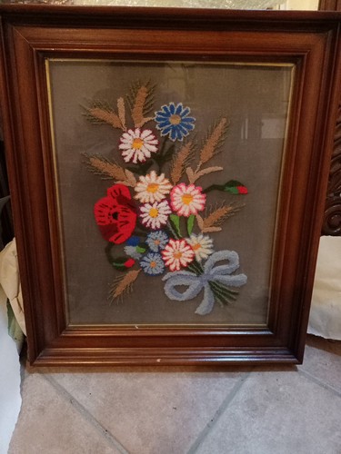 Quadro mezzo punto - , ricamo