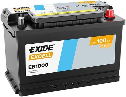 Exide eb1000 batteria auto 12v - batteria,