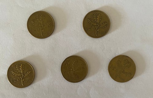 Lotto monete lire del - 5,