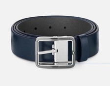 CINTURA MONTBLANC BLU/GRIGIO