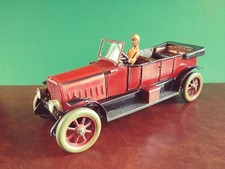 Raro giocattolo in latta anni '30 Distler JDN Open Tourer berlina