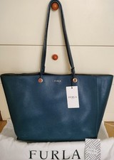 Borsa Furla Vera Pelle Blu