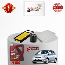 KIT TAGLIANDO FILTRI E OLIO HONDA JAZZ 1.2 i-DSi 57KW 78CV 2002 ->