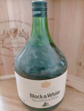 1980's 2 Lt Whisky Black & White James Buchanan Ltd whisky Vintage Da Collezione