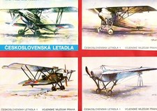 AEREO AVIAZIONE CESKOSLOVENSKA - LOTTO 8 CARTOLINE TEMATICA AEREI  - vedi foto