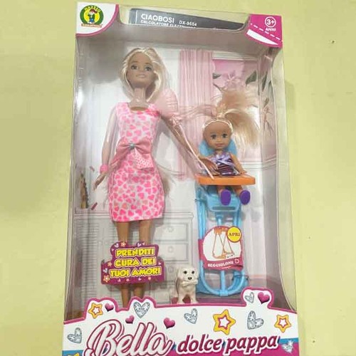 Bambola tipo barbie mamma - barbie, con