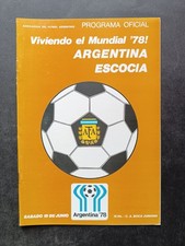 Programma World Cup Argentina 78 Argentina - Scozia
