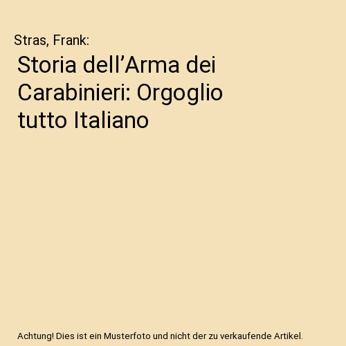 Storia dell arma - storia, dei