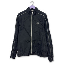 Giacca a vento Nike nera con