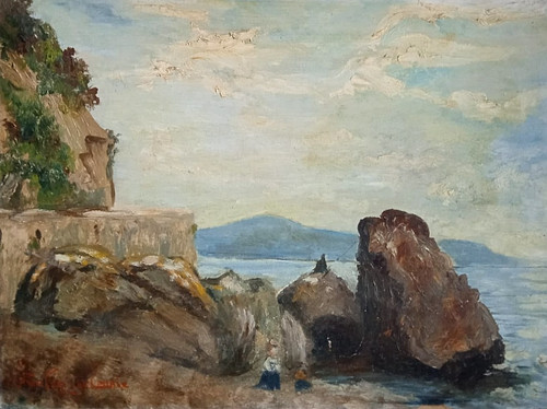 Finotti dipinto olio - dipinto, tavola