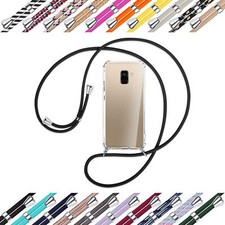 Collana (A) per Samsung Galaxy A8 2018 Cover Custodia con Catena