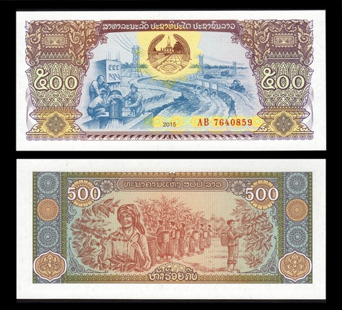 Laos billet 500 kip 2015 - laos,