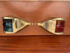 Luci navi porto e dritta VINTAGE, luci barca yacht a goccia. Lampada Marittima