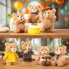 Ciondolo peluche azione orsacchiotto POP MART Ted2 - personaggi originali autentici