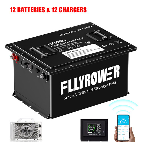 12x 48v 105ah litio - 48v, lifepo4