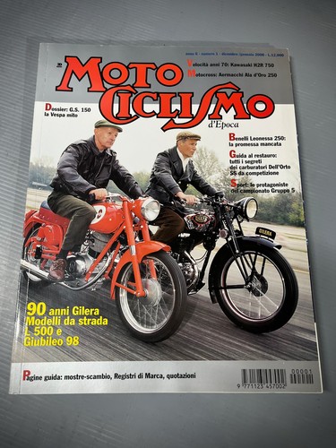 Motociclismo epoca - motociclismo, d'epoca