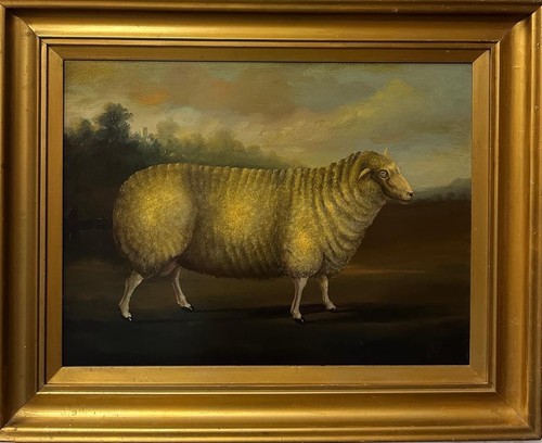 British naive school - school, oil