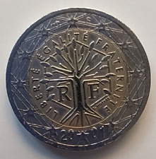 Francia 2 euro 2001 con Errore conio