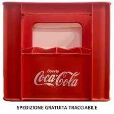 CASSETTA • COCA COLA • Cassa Alta Rossa In Plastica • Originale Da Collezione