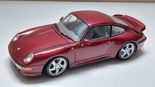 Porsche 911 Turbo rosso vino metallizzato UT Models 1:18 da vetrina mai usata