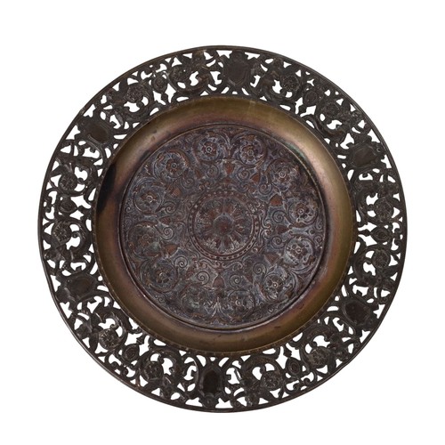 Piatto antico bronzo antonio - bronzo,