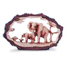 Eye Catching maestoso elefante con vitello ornamento decorativo