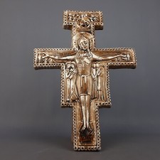 Crocifisso Terracotta Maiolica