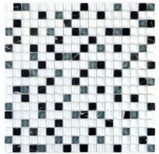 Mosaico Tessere vetro Pietra