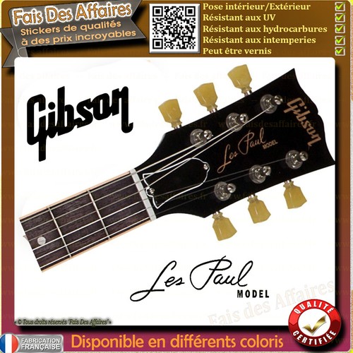 Sticker autocollant gibson les - sticker,