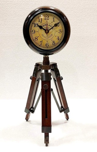 Antico orologio legno con - in,