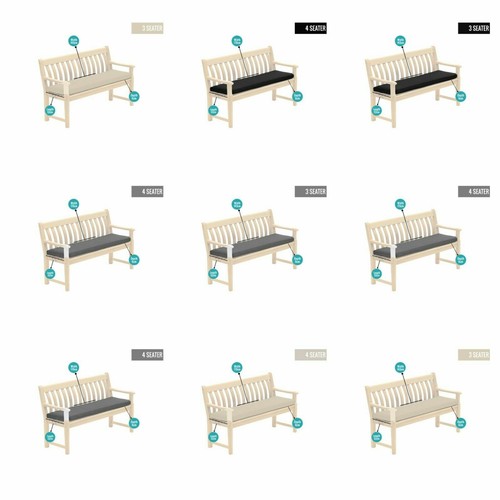 Cuscino panca 4 posti - cuscino,