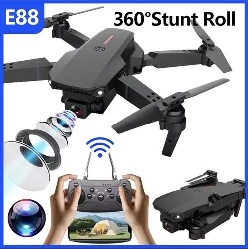 Drone e88 pieghevole fi - drone,