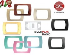 PLACCA MOSTRINA IN PVC BTICINO MAGIC CAL LA PANORAMICA INTERNO BIANCO