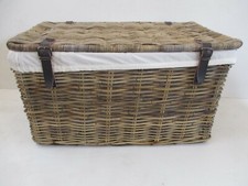 CESTO PORTA BIANCHERIA PORTA GIOCHI  BAULE  KUBO  GIUNCO CM 55X33X30 H VIMINI 