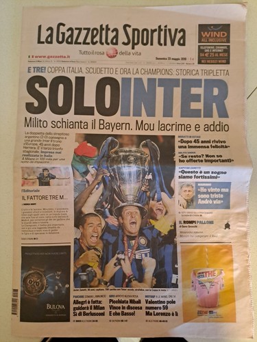 Gazzetta dello sport maggio - 23,