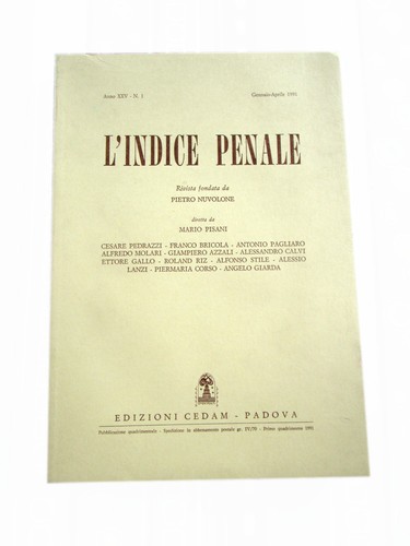 V6014 indice penale rivista - v6014, l'indice