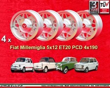 Cerchi fiat cinquecento - fiat,
