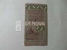 LIBRO NUOVA PIANTA TOPOGRAFICA DELLA CITTA' E DEL PORTO DI GENOVA ED. A.P. RARO