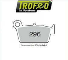 PASTIGLIE SINTERIZZATE POSTERIORE TROFEO SUZUKI YAMAHA BETA APRILIA HONDA TM