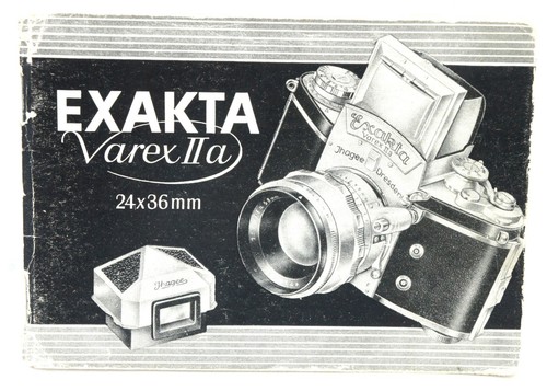 Exakta varex iia manuale - exakta, vx