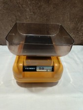 Bilancia da cucina gialla PRIMA 5 Vintage anni 70 Designer Giorgio Tedioli