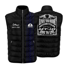 Giacca Moto Senza Maniche /