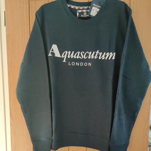 Felpa aquascutum london manica - aquascutum,
